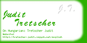 judit tretscher business card